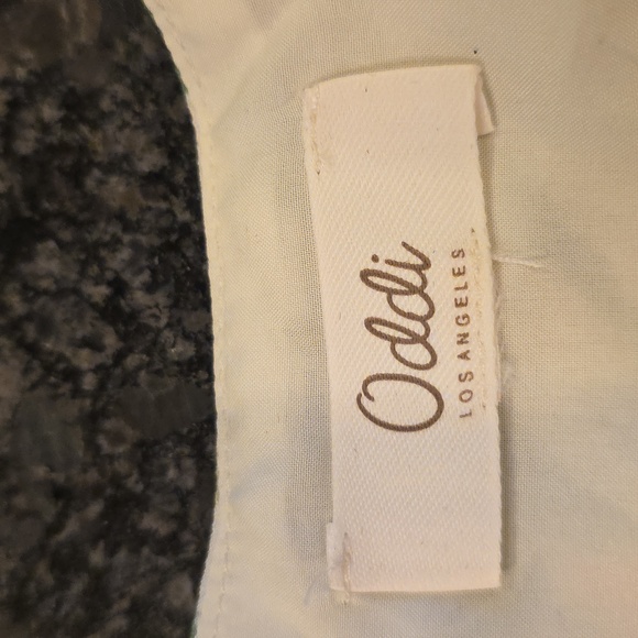 NWOT Oddi Small Floral Print Dress with Green and Pink Accents - Picture 5 of 6